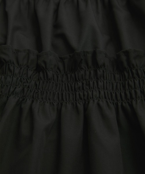le cercle ADAM ET ROPE'(ルセルクルアダムエロペ)の「フリルギャザーシャツ(シャツ/ブラウス・レディース・ブラック/ベージュ・FREE)」の16枚目の写真