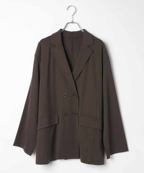 PAGEBOY（ページボーイ）の「ポンチダブルテーラードジャケット（テーラードジャケット・レディース・ブラウン系その他/ブラック・FREE）」の19枚目の写真