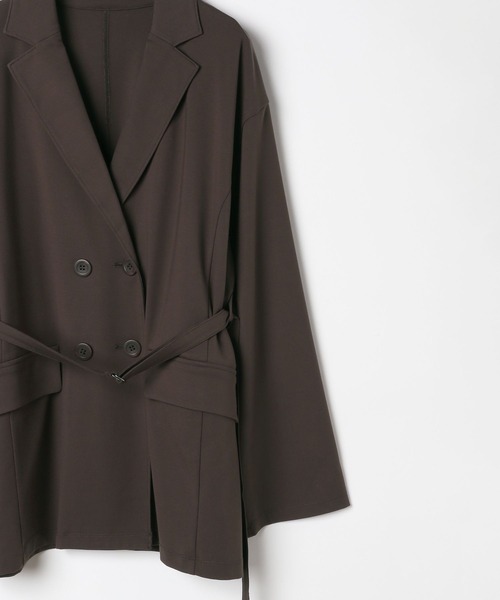 PAGEBOY（ページボーイ）の「ポンチダブルテーラードジャケット（テーラードジャケット・レディース・ブラウン系その他/ブラック・FREE）」の22枚目の写真