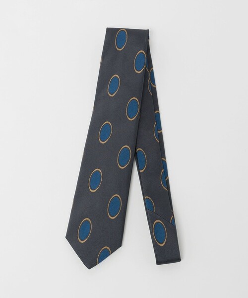 FRANCO BASSI（フランコバッシ）の「＜FRANCO BASSI＞カラー オーバル ネクタイ（ネクタイ・メンズ・グレー系/ベージュ・FREE）」の2枚目の写真