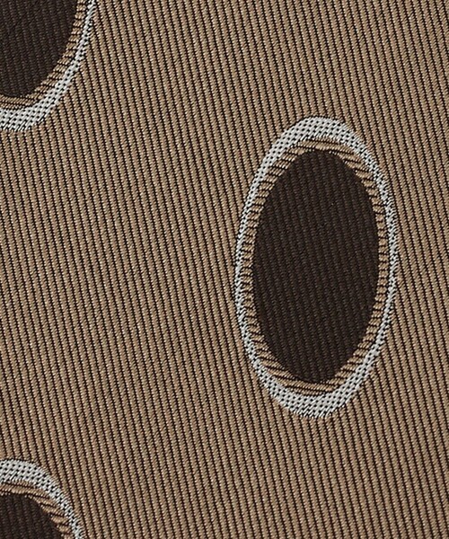 FRANCO BASSI（フランコバッシ）の「＜FRANCO BASSI＞カラー オーバル ネクタイ（ネクタイ・メンズ・グレー系/ベージュ・FREE）」の5枚目の写真