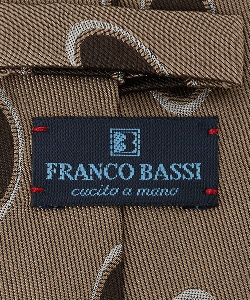 FRANCO BASSI（フランコバッシ）の「＜FRANCO BASSI＞カラー オーバル ネクタイ（ネクタイ・メンズ・グレー系/ベージュ・FREE）」の8枚目の写真