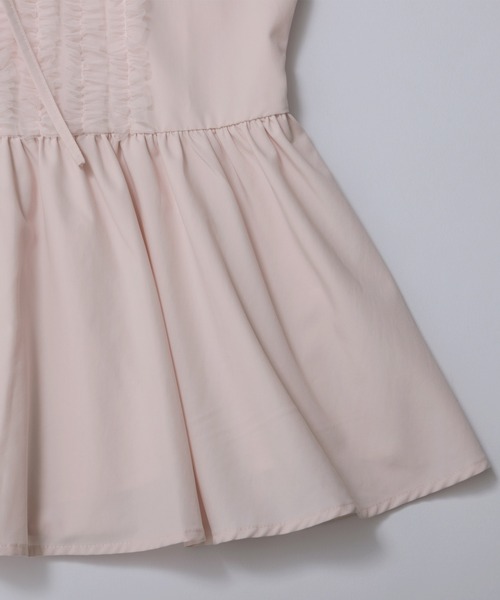 セール】フロントフリルペプラムブラウス（シャツ/ブラウス）｜Fit