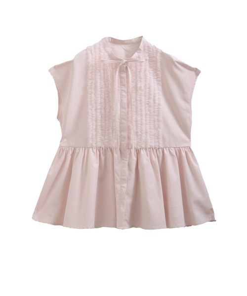 セール】フロントフリルペプラムブラウス（シャツ/ブラウス）｜Fit