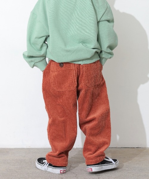 Ocean&Ground(オーシャン&グラウンド)の「Jr.ジャンボコールワイドラップパンツ(その他パンツ・キッズ・オリーブ/イエロー/キナリ/ベージュ/ブラック/レンガ・160/150)」の9枚目の写真