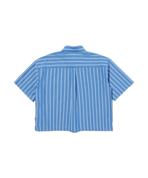 Levi's(リーバイス)の「Levi's/リーバイス HARLIE SS クロップドシャツ(シャツ/ブラウス・レディース・ブルー・XS/S/M)」の3枚目の写真