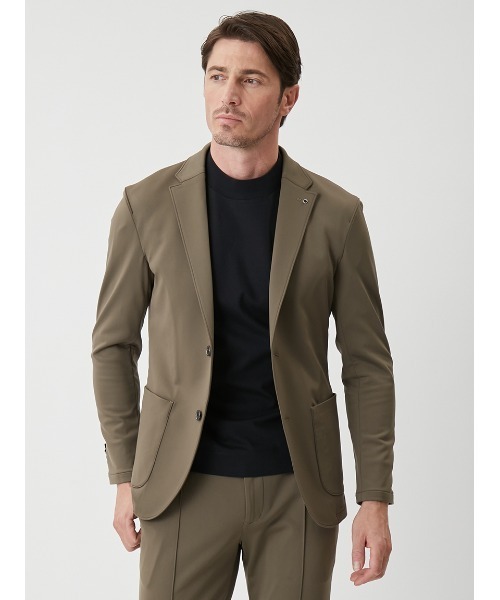 AOURE　アウール　MALPENSA テーラード　ジャケット　アンコン　秋冬 セール】MALPENSA SHINE TRICOT SETUP JACKET（テーラードジャケット