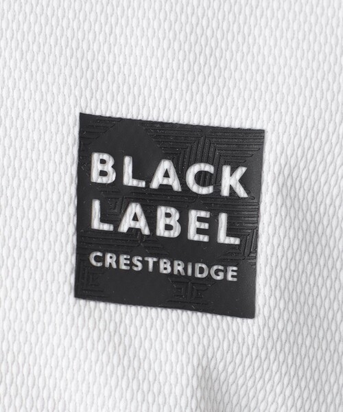 BLACK LABEL CRESTBRIDGE(ブラックレーベル・クレストブリッジ)の「【一部店舗限定】ロゴプリントテクニカルポロシャツ(ポロシャツ・メンズ・チャコールグレー/ブラック/オフホワイト・L/XL/M)」の9枚目の写真