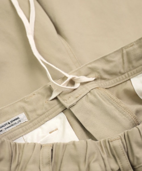 D.M.G.（ドミンゴ）の「[D.M.G. / ディーエムジー] ツイル ボリュームイージーパンツ（その他パンツ・レディース・ブラック/ベージュ/オリーブ・M/S）」の10枚目の写真