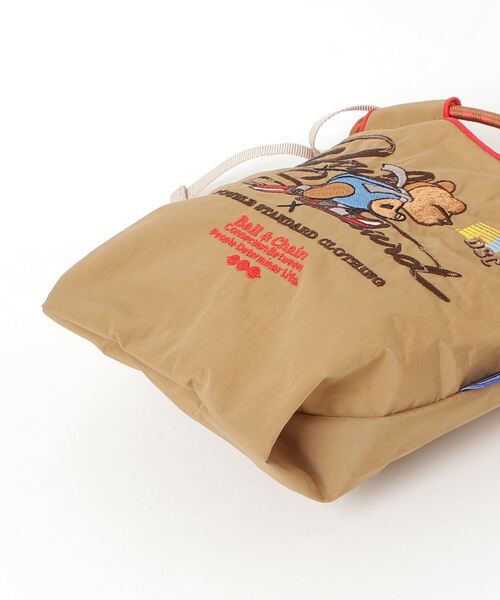 DOUBLE STANDARD CLOTHING(ダブルスタンダードクロージング)の「Ball&Chain / スキーベア ミニショッピングバッグ(エコバッグ/サブバッグ・レディース・ベージュ・FREE)」の4枚目の写真