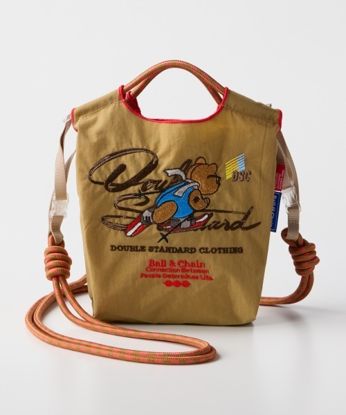 DOUBLE STANDARD CLOTHING(ダブルスタンダードクロージング)の「Ball&Chain / スキーベア ミニショッピングバッグ(エコバッグ/サブバッグ・レディース・ベージュ・FREE)」の1枚目の写真
