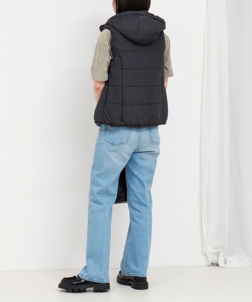 ファイングロス×ファー リバーシブルベスト（ブルゾン）｜MICO COULIER