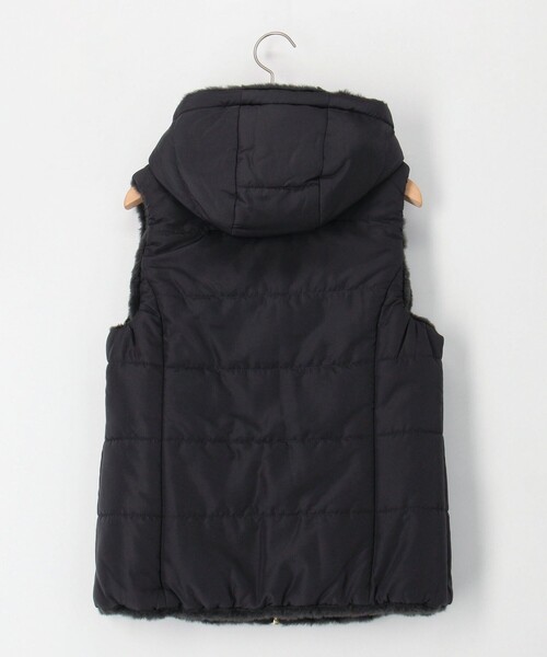 ファイングロス×ファー リバーシブルベスト（ブルゾン）｜MICO COULIER