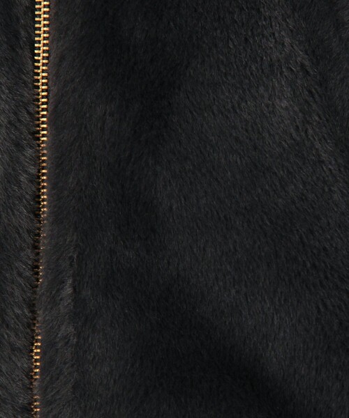 ファイングロス×ファー リバーシブルベスト（ブルゾン）｜MICO COULIER