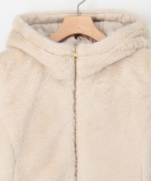 ファイングロス×ファー リバーシブルベスト（ブルゾン）｜MICO COULIER