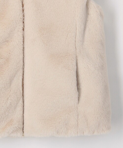 ファイングロス×ファー リバーシブルベスト（ブルゾン）｜MICO COULIER