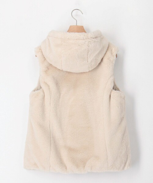 ファイングロス×ファー リバーシブルベスト（ブルゾン）｜MICO COULIER