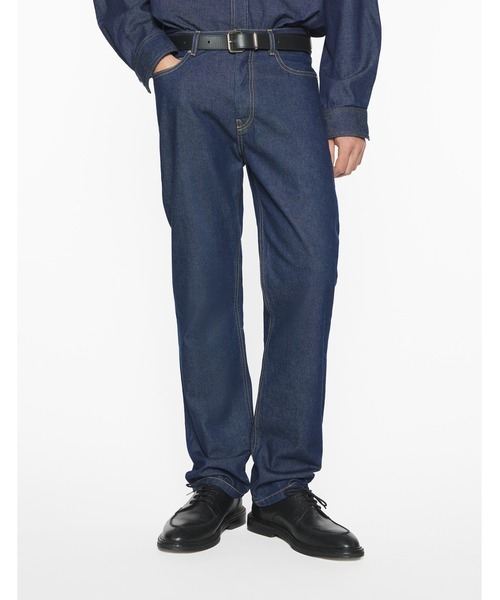 Maison Kitsune（メゾンキツネ）の「STRAIGHT JEANS（デニムパンツ・メンズ・インディゴブルー・26/27/28/29/30/31/32/33）」の6枚目の写真