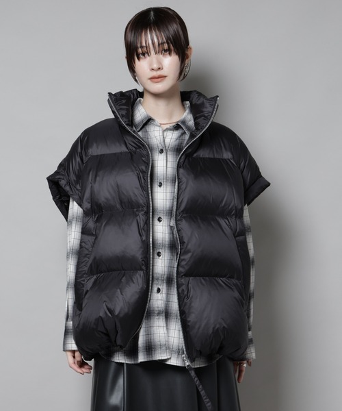 upper hights/Chur BLACK（ダウンベスト）｜upperhights（アッパー