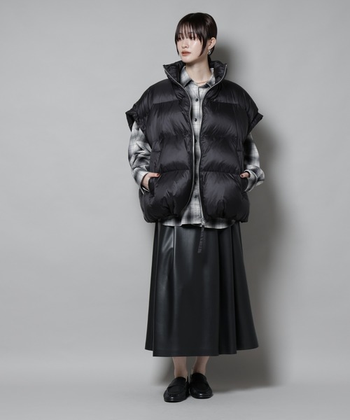 セール】upper hights/Chur BLACK（ダウンベスト）｜upperhights