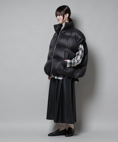 セール】upper hights/Chur BLACK（ダウンベスト）｜upperhights