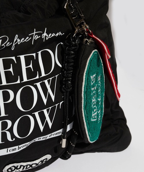 OUTDOOR PRODUCTS（アウトドアプロダクツ）の「OUTDOOR PRODUCTS/アウトドアプロダクツ LOGO TOTE トートバッグ（トートバッグ・レディース・アイボリー/ブラック・FREE）」の14枚目の写真