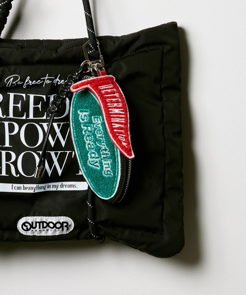 OUTDOOR PRODUCTS（アウトドアプロダクツ）の「OUTDOOR PRODUCTS/アウトドアプロダクツ LOGO TOTE トートバッグ（トートバッグ・レディース・アイボリー/ブラック・FREE）」の8枚目の写真