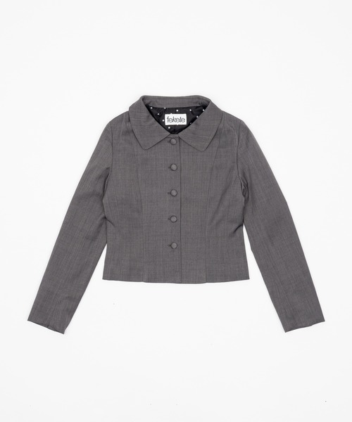 ROUNDCOLLARJACKET / ラウンドカラージャケット　FEKETE FEKETE（フェケテ）の「ROUND COLLAR JACKET / ラウンドカラー