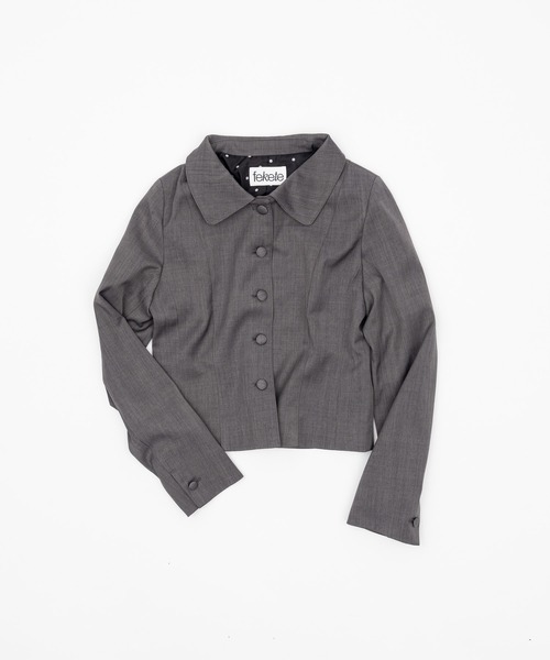 ROUNDCOLLARJACKET / ラウンドカラージャケット　FEKETE round collar jacket / ラウンドカラージャケット（その他