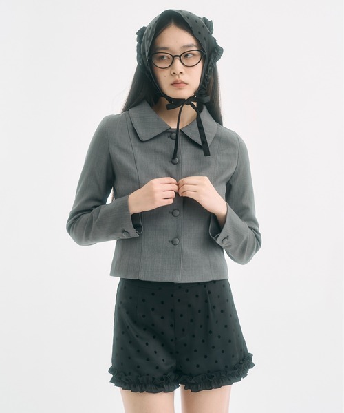 ROUNDCOLLARJACKET / ラウンドカラージャケット　FEKETE round collar jacket / ラウンドカラージャケット（その他
