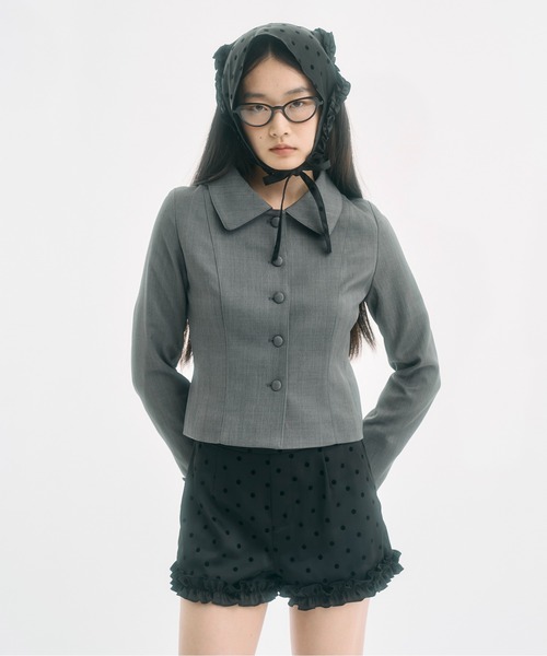 ROUNDCOLLARJACKET / ラウンドカラージャケット　FEKETE round collar jacket / ラウンドカラージャケット（その他