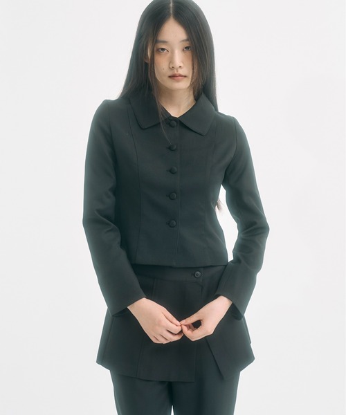 FEKETE ラウンドカラージャケット round collar jacket / ラウンドカラージャケット（その他