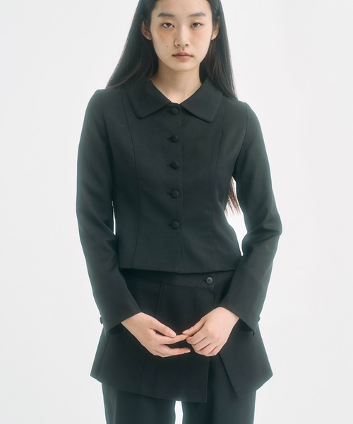 ROUNDCOLLARJACKET / ラウンドカラージャケット　FEKETE FEKETE（フェケテ）の「ROUND COLLAR JACKET / ラウンドカラー