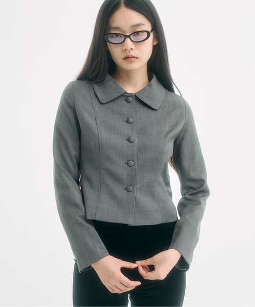 round collar jacket / ラウンドカラージャケット（その他アウター