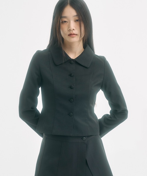 round collar jacket / ラウンドカラージャケット（その他アウター