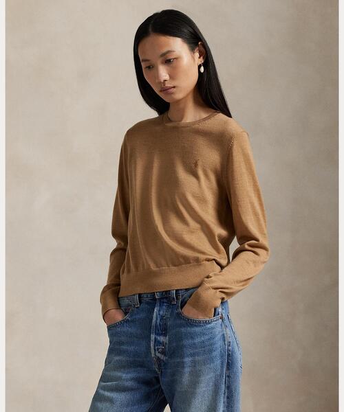 ウール クルーネック セーター（ニット/セーター）｜POLO RALPH LAUREN