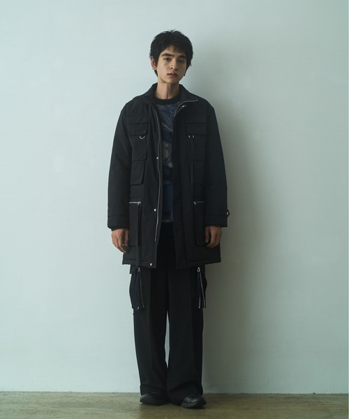PHILTHEORY(フィルセオリー)の「Techno coat / テクノコート(ダウンジャケット/コート・メンズ・ブラック/ブルー・3/2/1)」の7枚目の写真