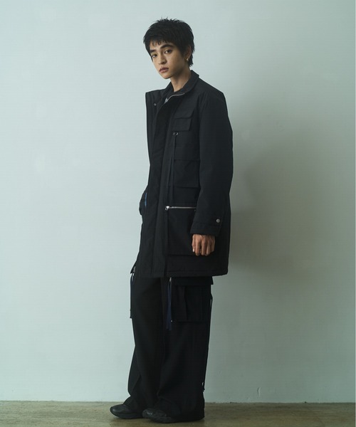 PHILTHEORY(フィルセオリー)の「Techno coat / テクノコート(ダウンジャケット/コート・メンズ・ブラック/ブルー・3/2/1)」の8枚目の写真