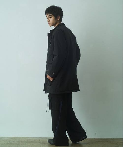 PHILTHEORY(フィルセオリー)の「Techno coat / テクノコート(ダウンジャケット/コート・メンズ・ブラック/ブルー・3/2/1)」の9枚目の写真