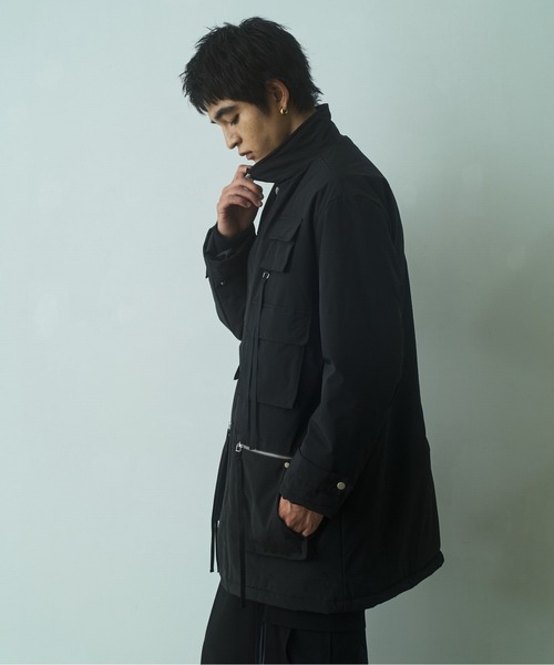 PHILTHEORY(フィルセオリー)の「Techno coat / テクノコート(ダウンジャケット/コート・メンズ・ブラック/ブルー・3/2/1)」の5枚目の写真