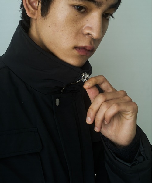 PHILTHEORY(フィルセオリー)の「Techno coat / テクノコート(ダウンジャケット/コート・メンズ・ブラック/ブルー・3/2/1)」の11枚目の写真