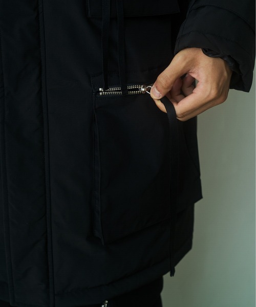 PHILTHEORY(フィルセオリー)の「Techno coat / テクノコート(ダウンジャケット/コート・メンズ・ブラック/ブルー・3/2/1)」の15枚目の写真