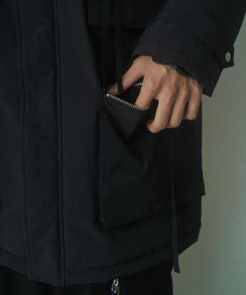 PHILTHEORY(フィルセオリー)の「Techno coat / テクノコート(ダウンジャケット/コート・メンズ・ブラック/ブルー・3/2/1)」の16枚目の写真