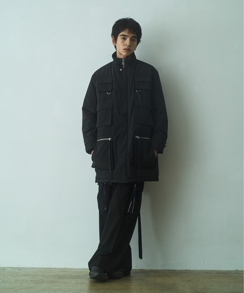 PHILTHEORY(フィルセオリー)の「Techno coat / テクノコート(ダウンジャケット/コート・メンズ・ブラック/ブルー・3/2/1)」の10枚目の写真