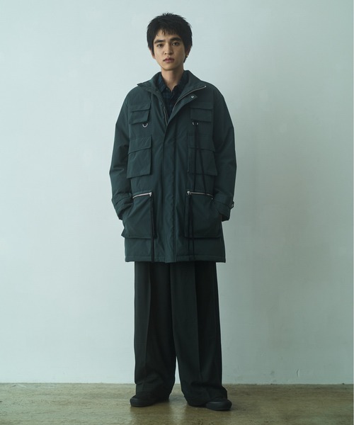PHILTHEORY(フィルセオリー)の「Techno coat / テクノコート(ダウンジャケット/コート・メンズ・ブラック/ブルー・3/2/1)」の18枚目の写真