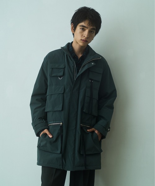 PHILTHEORY(フィルセオリー)の「Techno coat / テクノコート(ダウンジャケット/コート・メンズ・ブラック/ブルー・3/2/1)」の21枚目の写真