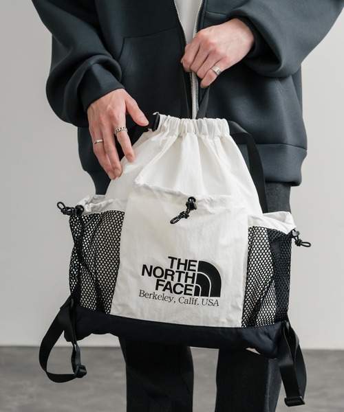 日本未展開モデルTHENORTHFACEザ・ノースフェイスWHITELABELホワイトレーベルLINDENMESHGYMSACKワンポイントロゴナップサック