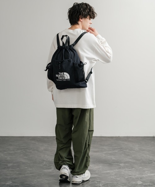 【新品未使用】ザノースフェイス リンデン メッシュジムサック BLACK THE NORTH FACE ノースフェイス ナップサック LINDEN MESH GYM