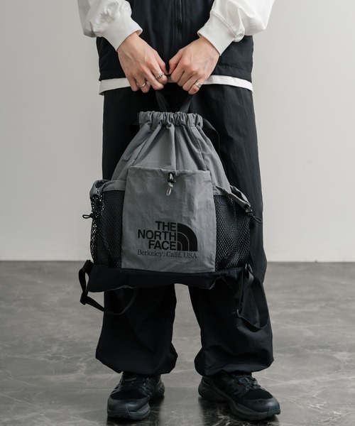 THE NORTH FACE 黒　ナップザック　日本未発売　ホワイトレーベル THE NORTH FACE ノースフェイス ホワイトレーベル ナップサック