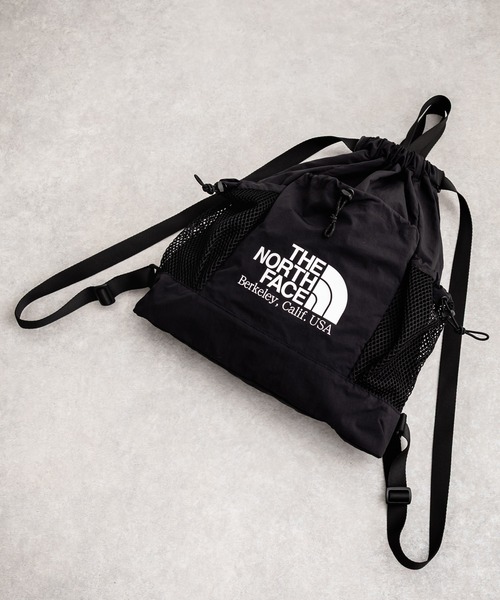【新品未使用】ザノースフェイス リンデン メッシュジムサック BLACK THE NORTH FACE ノースフェイス ナップサック LINDEN MESH GYM